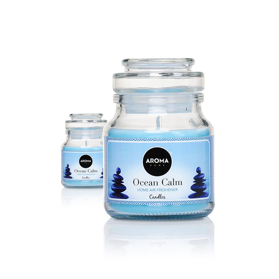 AROMA HOME CANDLE 130G OCEAN CALM InterPilhas