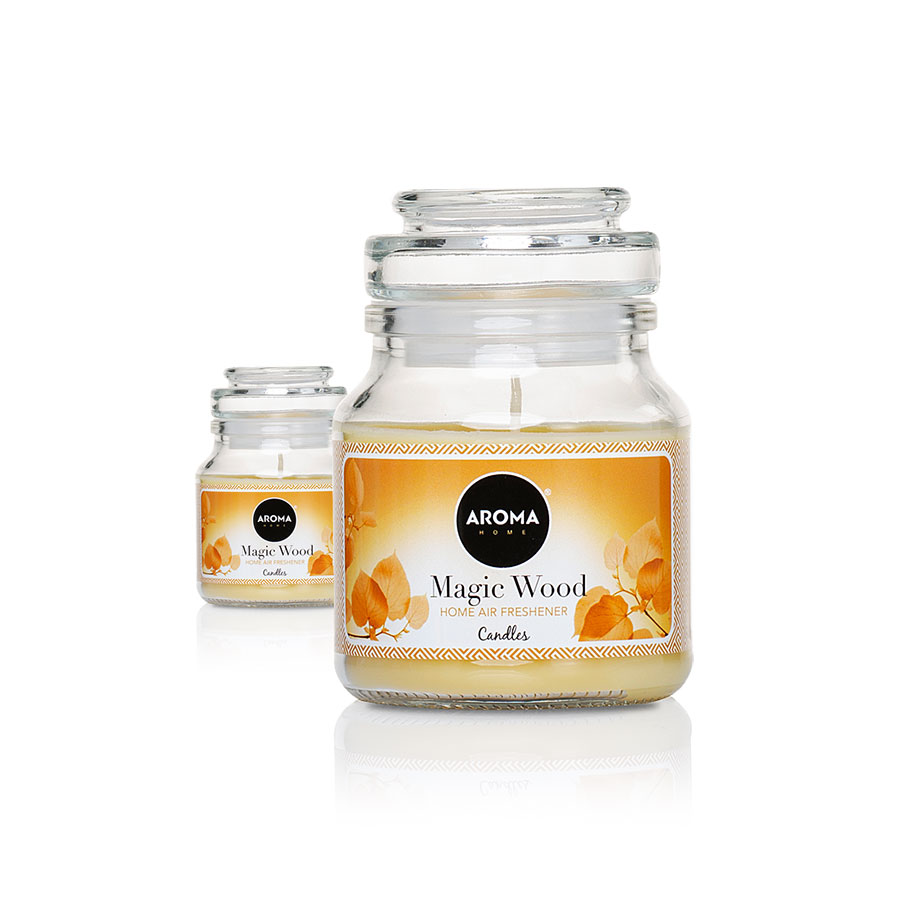 AROMA HOME CANDLE 130G MAGIC WOOD InterPilhas