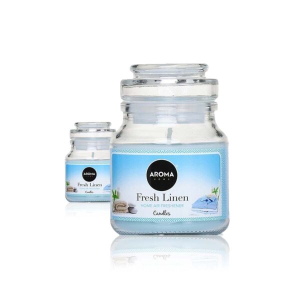 AROMA HOME CANDLE 130G FRESH LINEN InterPilhas