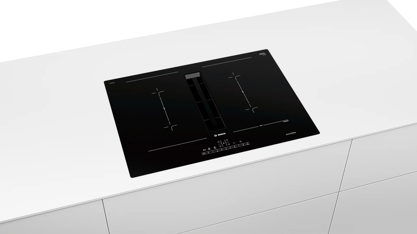 Series 6, Induction hob with integrated ventilation system, 70 cm