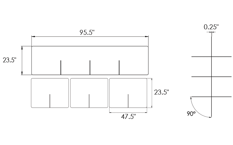 Cafeteria Dividers Plastic Sheet