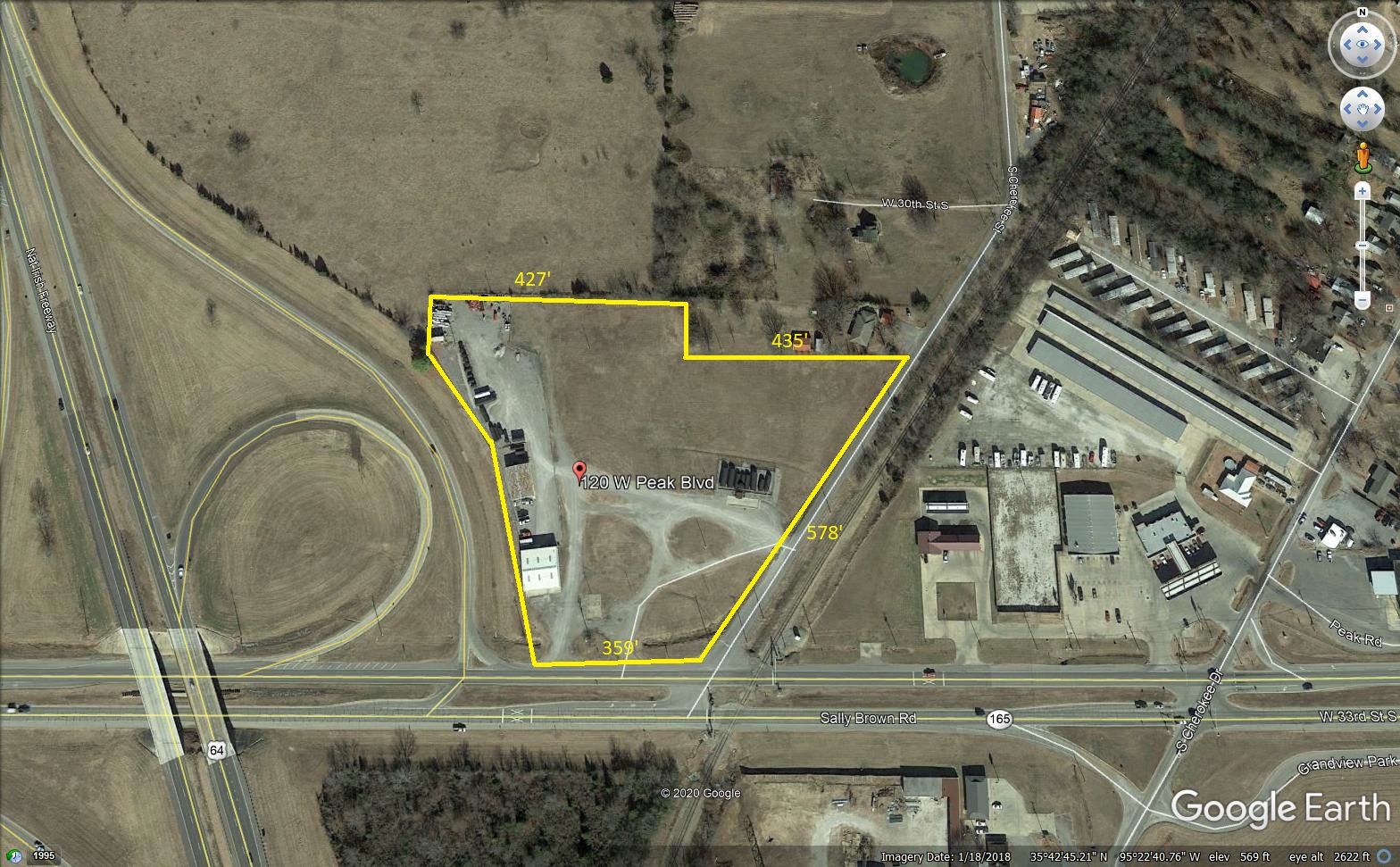 120 W Peak Blvd, Muskogee, OK 74403 Interstate Properties