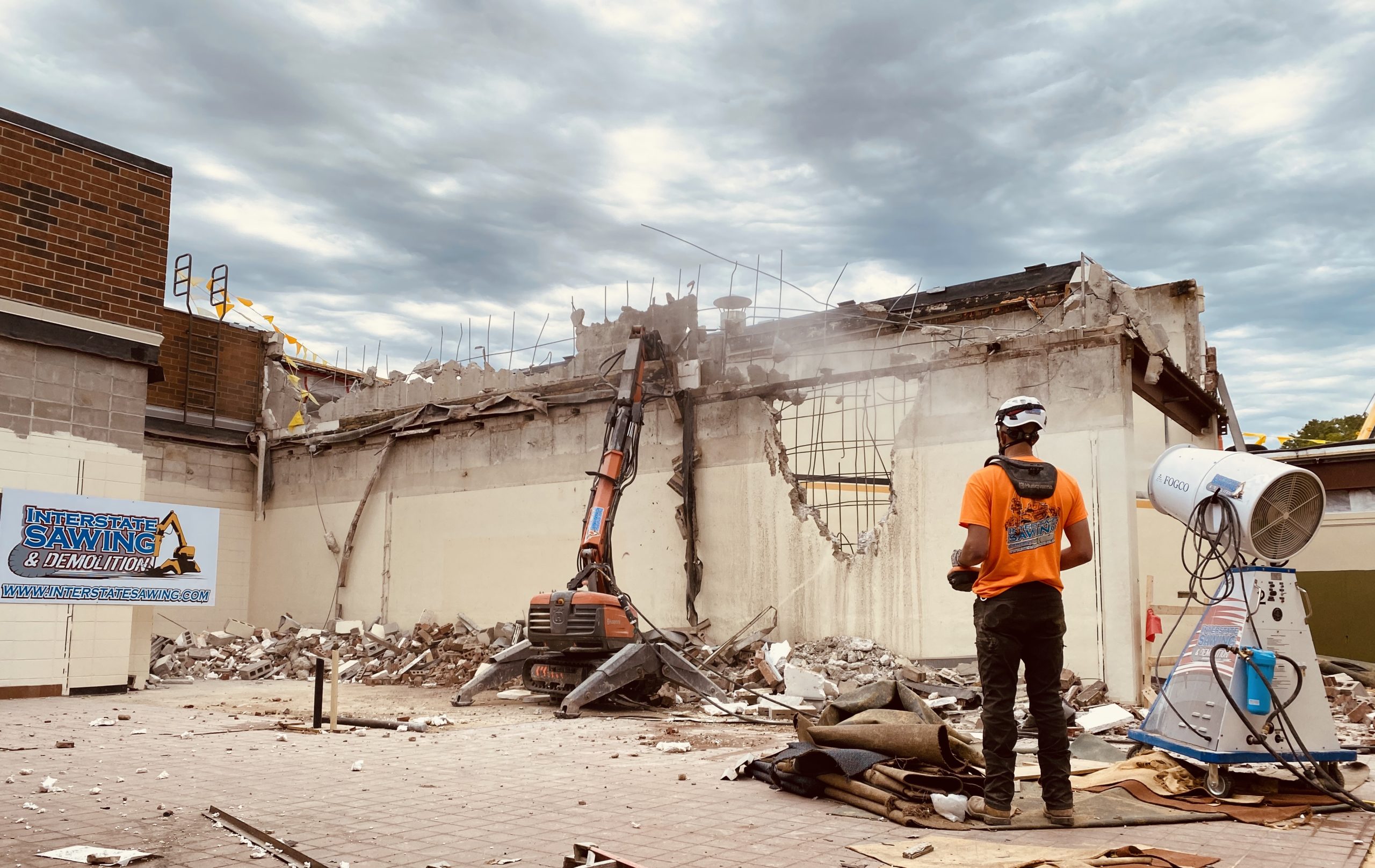 Hiring a Robotic Demolition Crew in Wisconsin Interstate Sawing