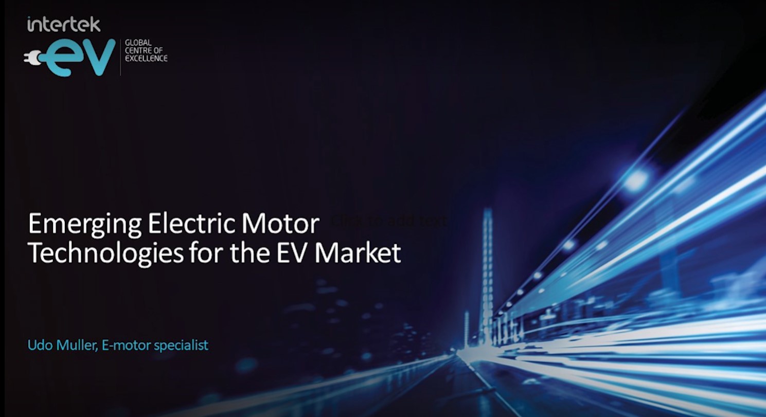 OnDemand inar Emerging Electric Motor Technologies for the EV Market
