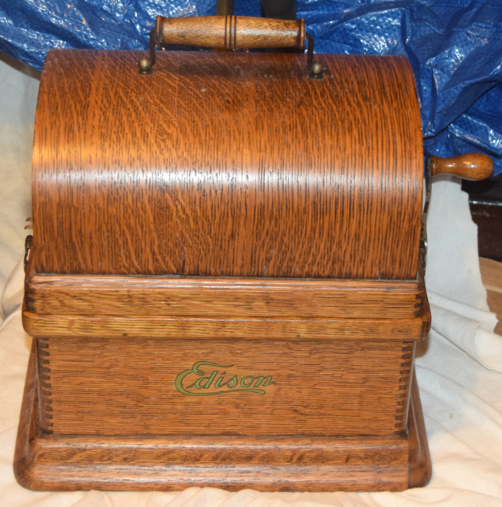 Edison Fireside Phonograph, horn, H reproducer for sale