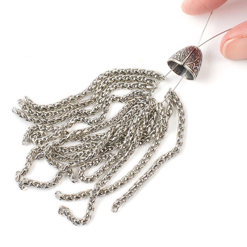 How to Make a Chain Tassel, Step by Step Interweave