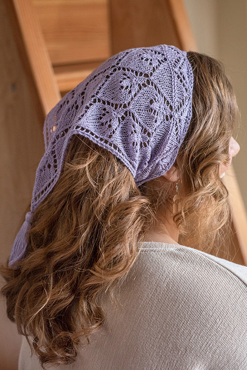 Lotus Lace Kerchief Knitting Pattern Download Knitting, Patterns