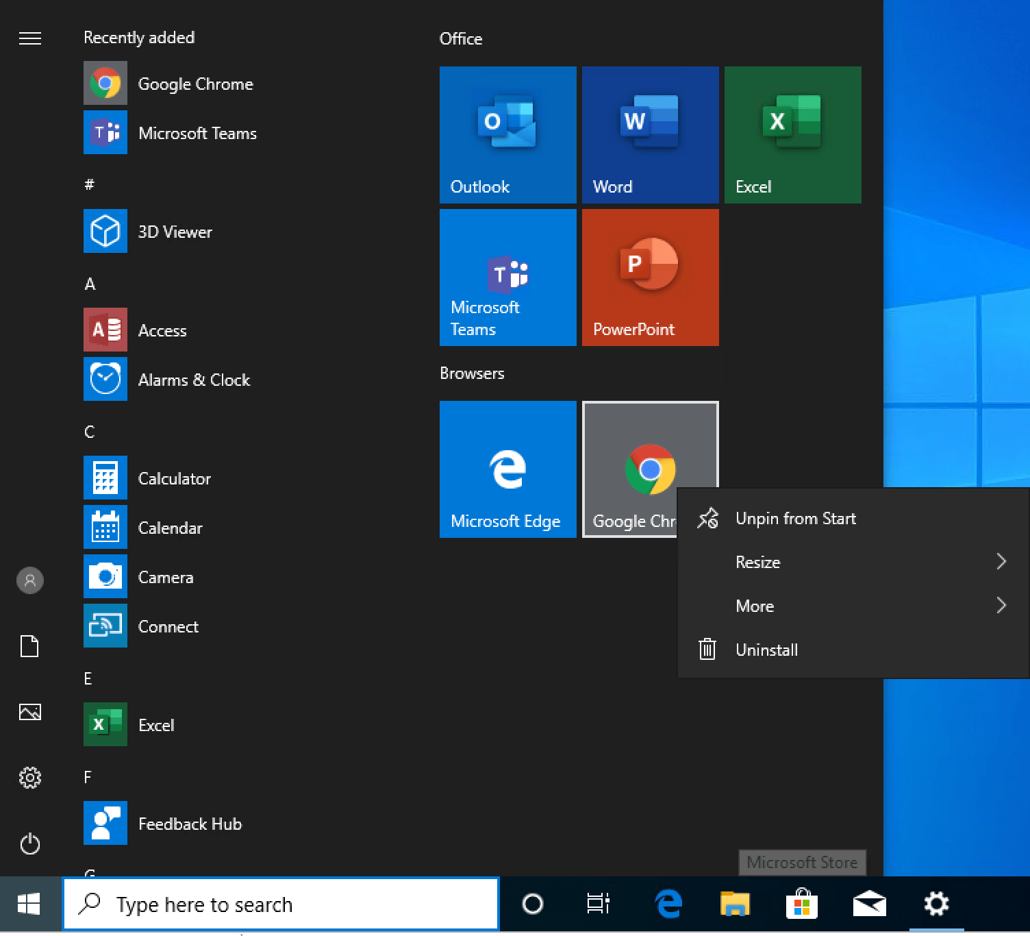 Set default Start Menu with Microsoft Intune Peter Klapwijk In The
