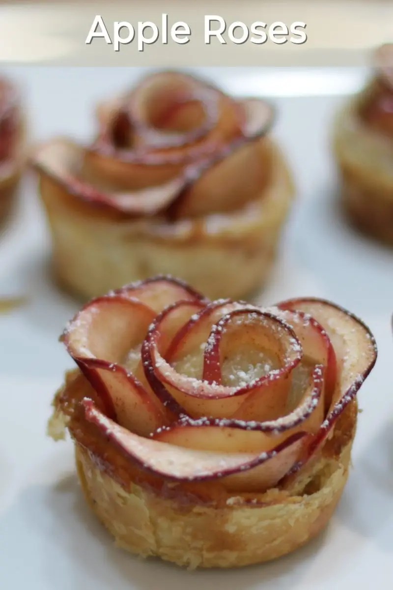 Apple Roses How to Make Puff Pastry Apple Roses