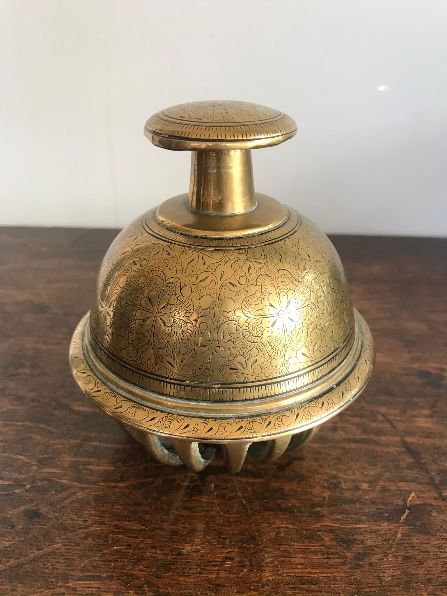 Very Large Vintage Brass Elephant Bell Sold In the Shepherds Hut