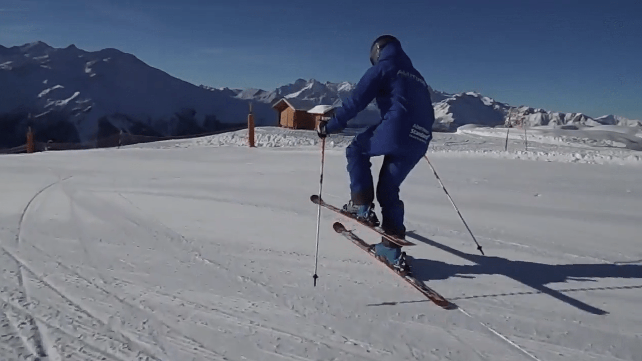 Lifting the Ski Drill Parallel Turns InTheSnow