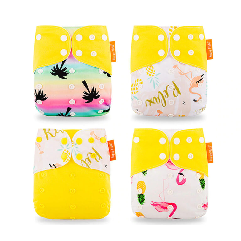 Couche en tissu lavable écologique pour bébé, de 0 à 2 ans