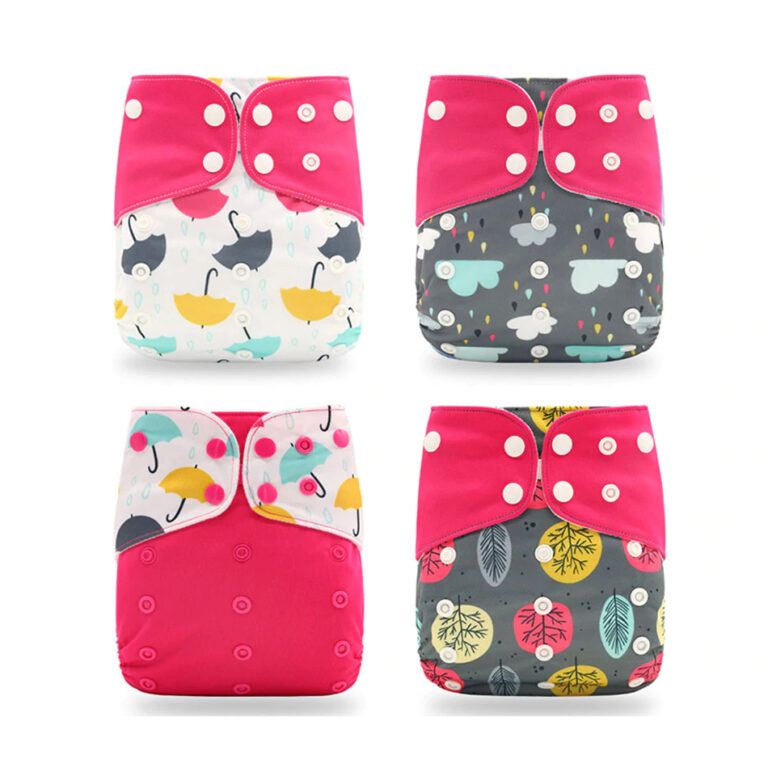 Couche en tissu lavable écologique pour bébé, de 0 à 2 ans