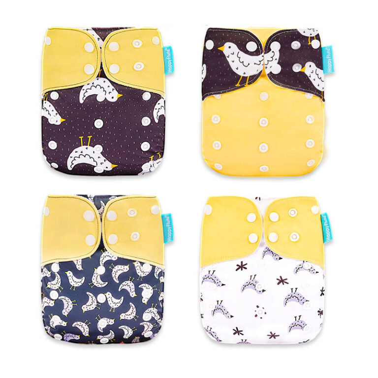 Couche en tissu lavable écologique pour bébé, de 0 à 2 ans