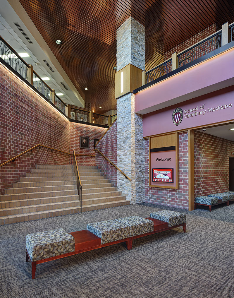 UW Madison School of Veterinary Medicine InteriorLOGIC