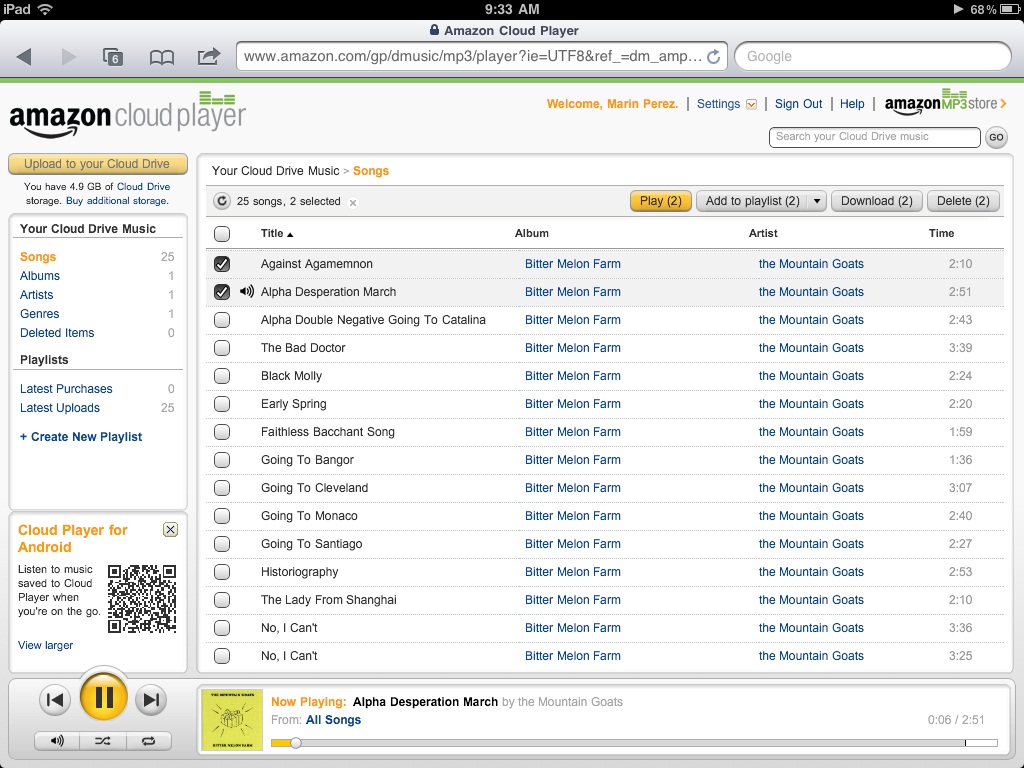 What’s the best mobile music service?