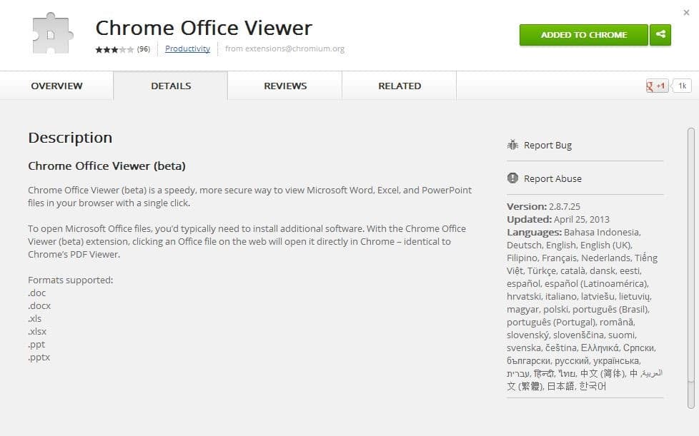How To Open Office Word, Excel, And PowerPoint Files In Chrome Browser