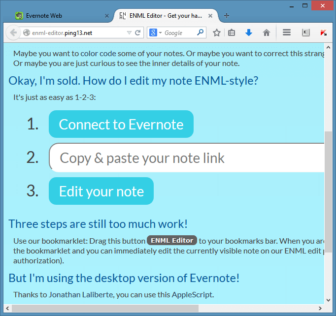 Customize Evernote Notes With ENML Editor