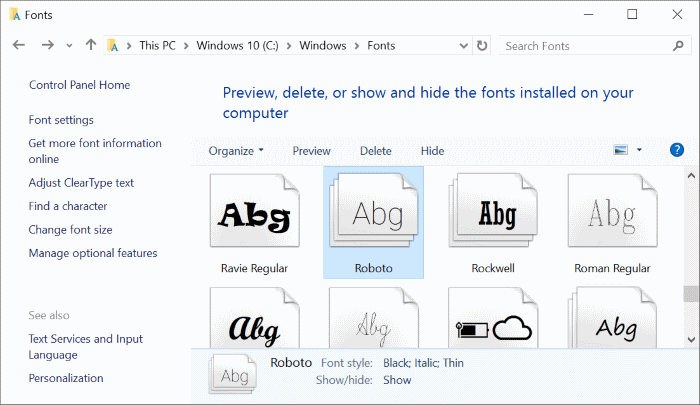 How To Install New Fonts In Windows 10