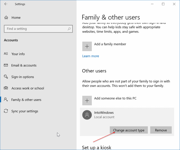 How To Make A Standard User An Administrator In Windows 10