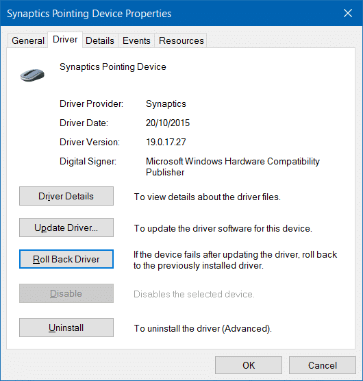 Fix Touchpad Not Working In Windows 10