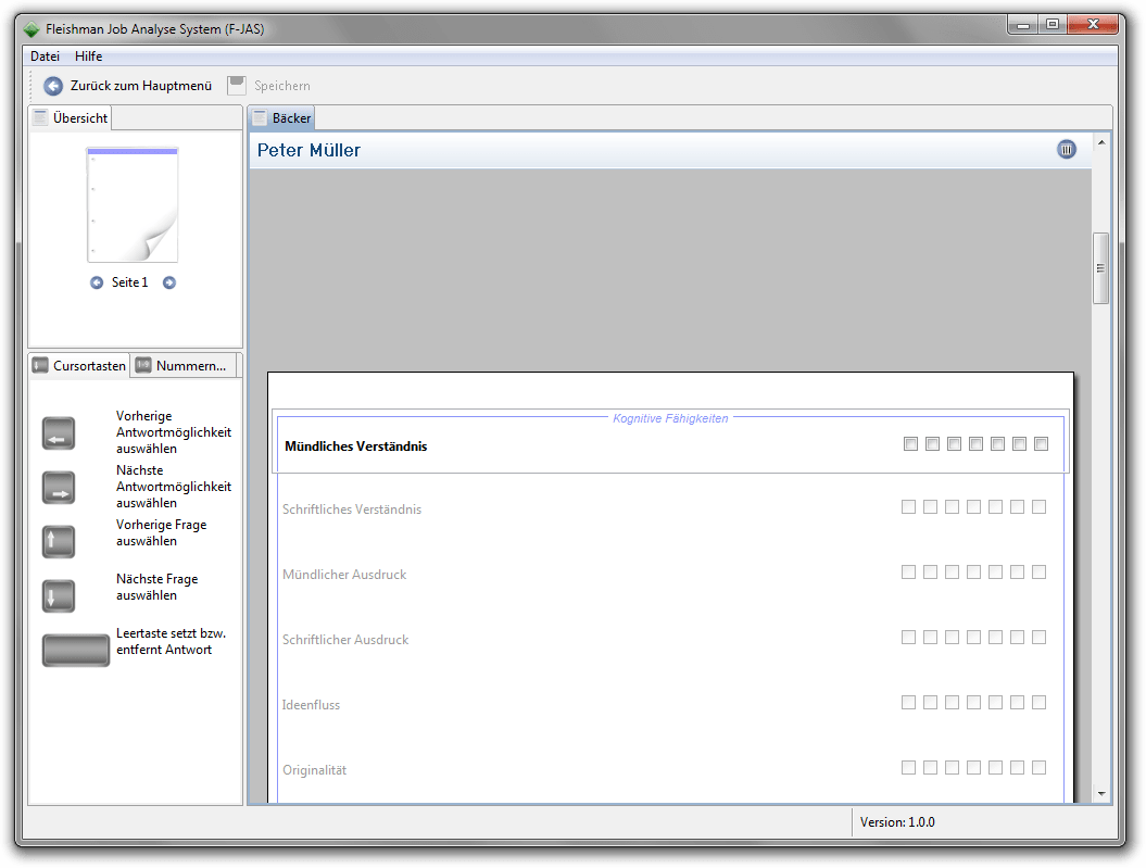 FJAS Fleishman job analysis system intranda GmbH