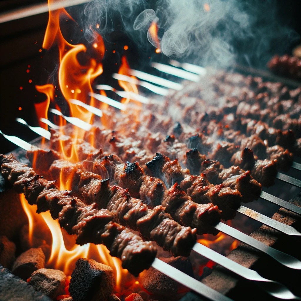 Marinated Lamb Skewers Grilled Perfection with Exquisite Flavors