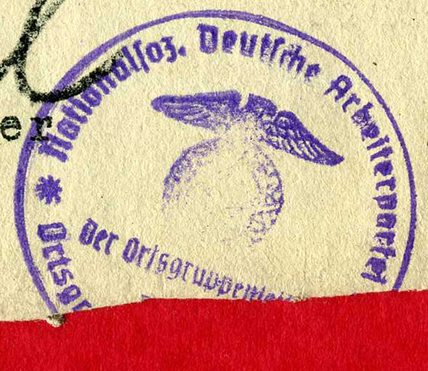 Original WWII German Document Stamps