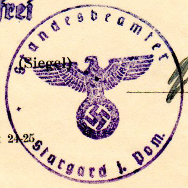 Original WWII German Document Stamps