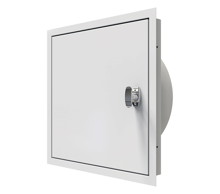 Laundry Chute Access Laundry/Waste chute access within a picture frame