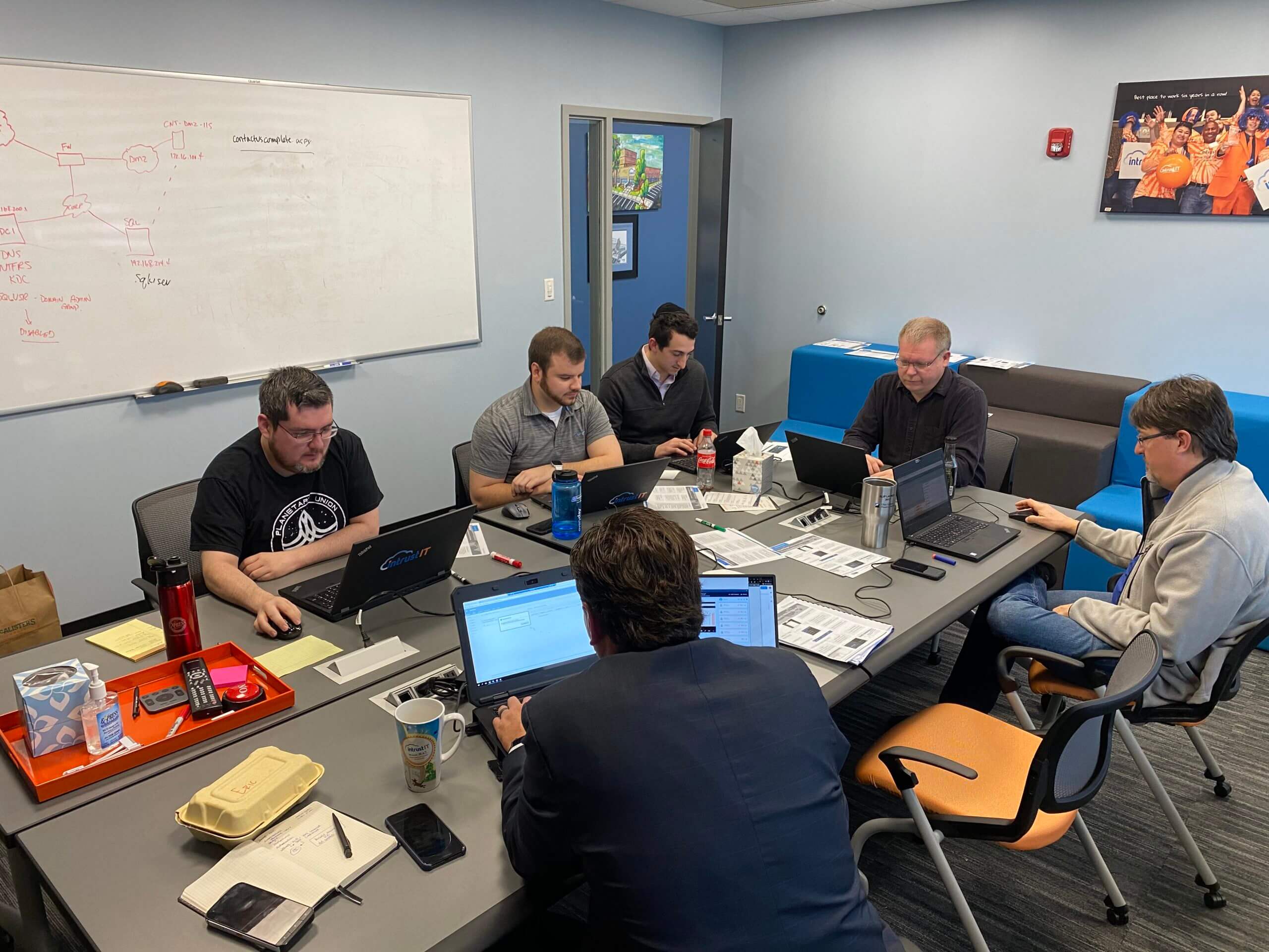 "Hackers" Attack in Cyber Security Training Intrust IT