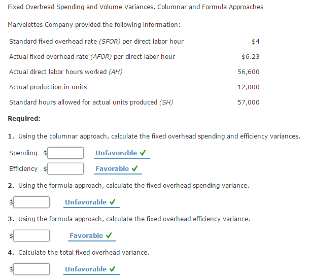 What Is Variable Overhead Spending Variance?