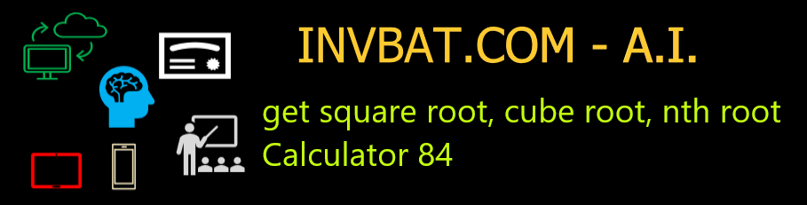 Cube root calculator phone