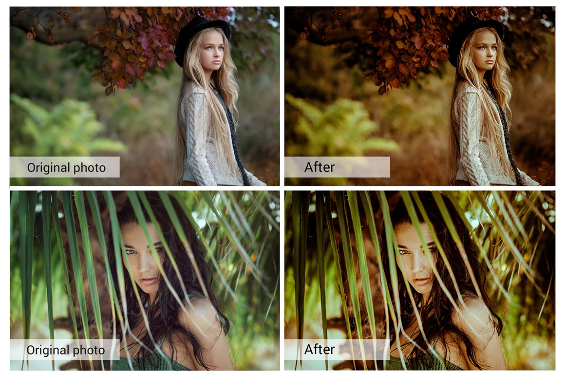 20 Moody Forest actions,LUTS,VSCO Invent Actions