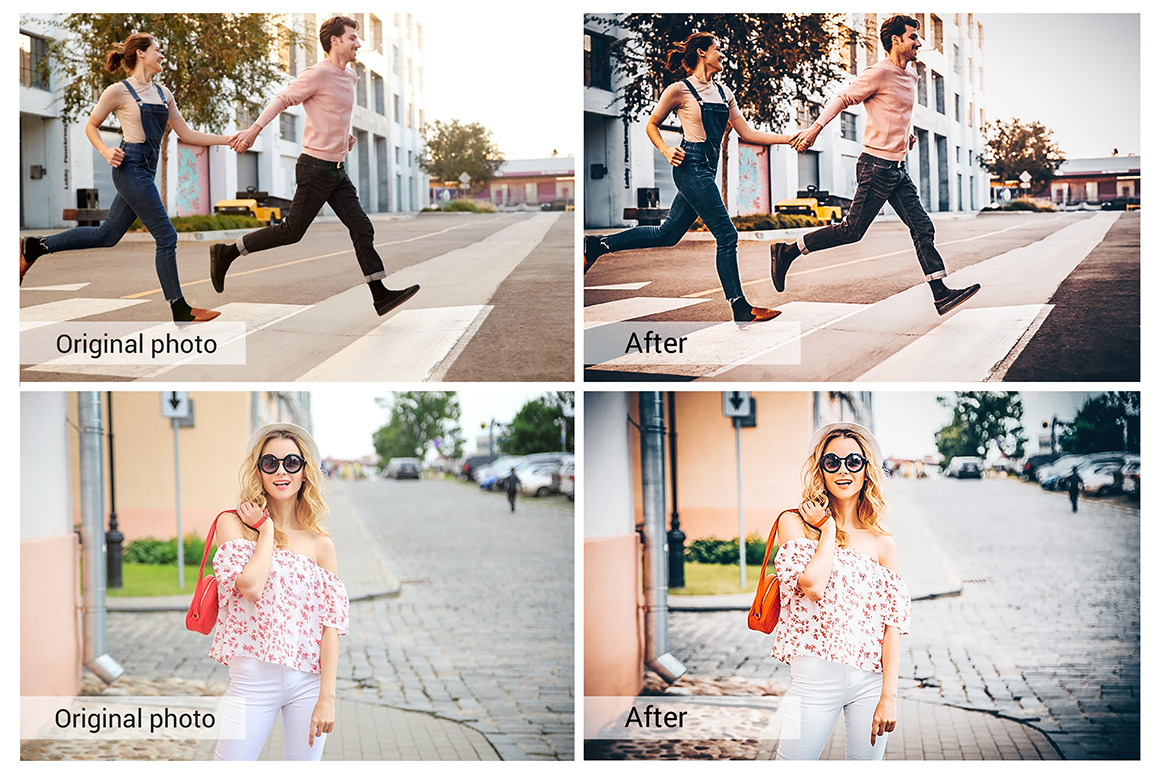 20 Orange actions,LUTS,VSCO Invent Actions