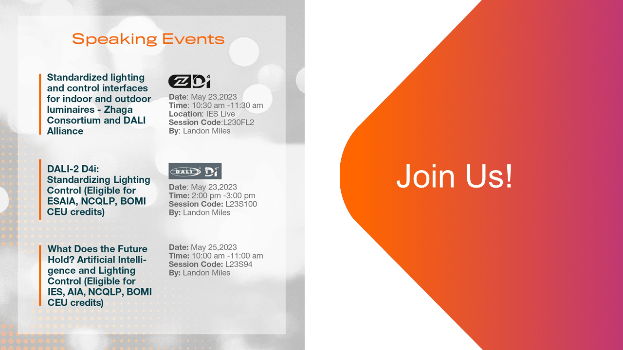 LightFair 2023 Speaking Events Inventronics