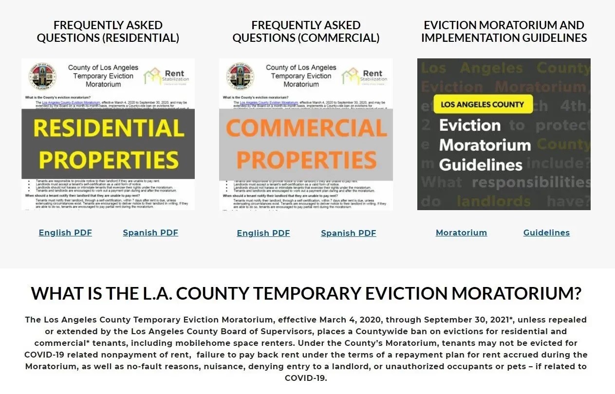 A Note to Owners 2021 Eviction Moratorium Extension InveServe Corp