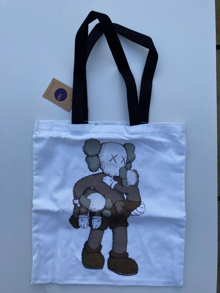 KAWS Clean Slate Tote Bag YSP 2016 original with tags from 2016