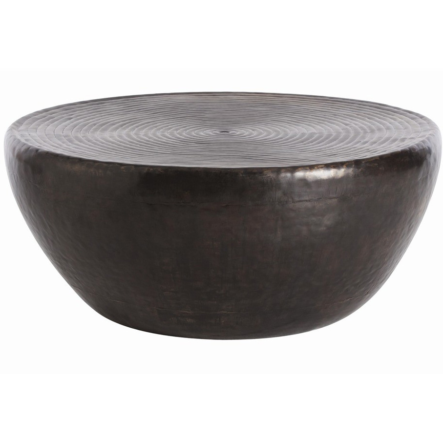 Drum Cocktail Table Bronze drum cocktail tables on Sale
