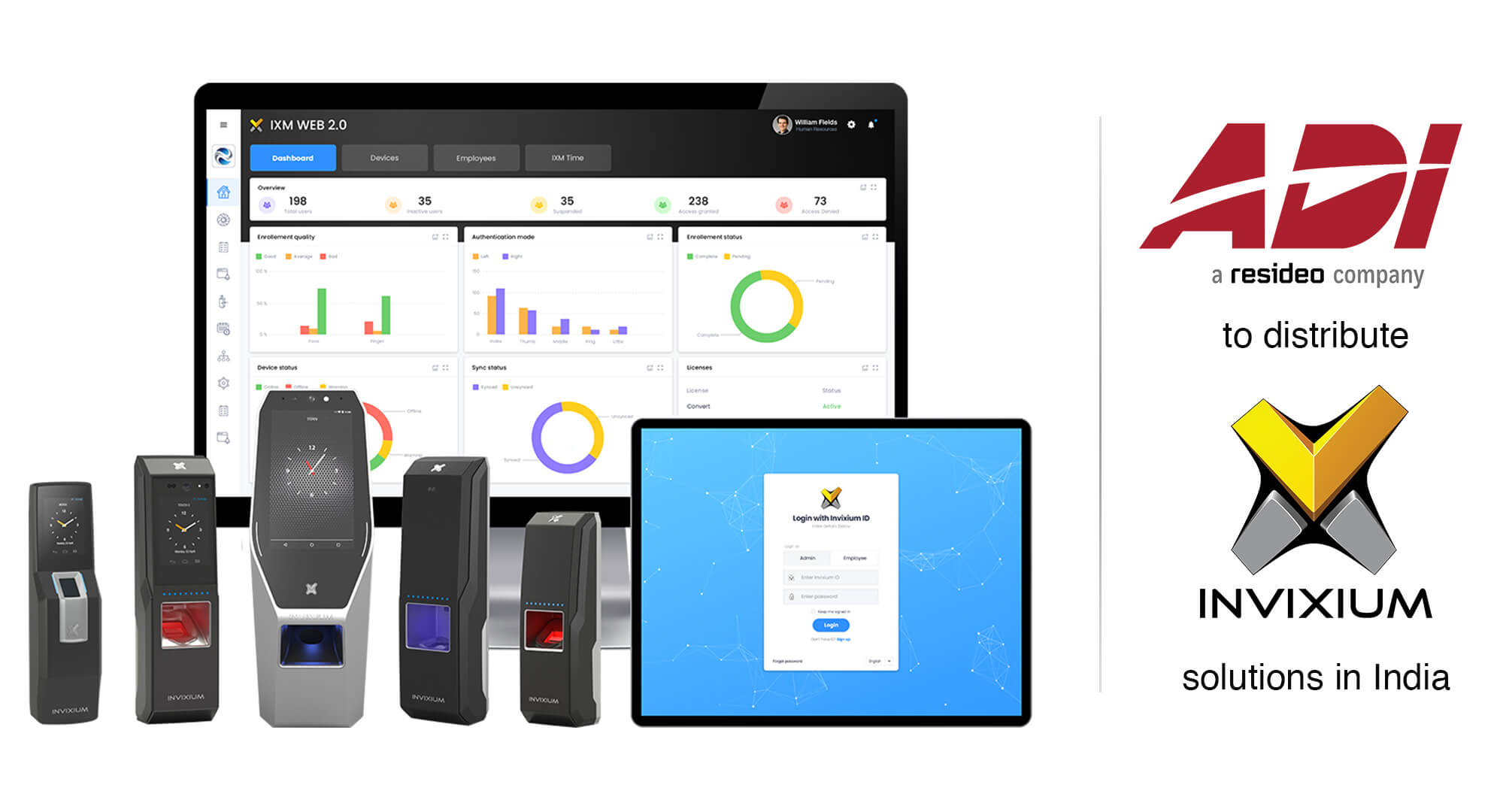 Invixium Signs Distribution Agreement with ADI Global in India Invixium