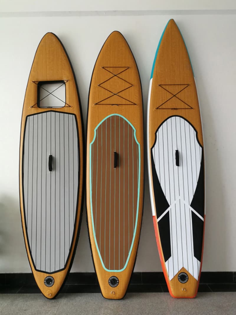 Paddle Board 10ft 11ft 12ft Soft Top Inflatable Sup Teak BoardHenan