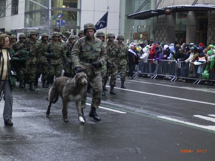 The 69th New York Fighting Irish lead off the 2004 St. Patrick's Day