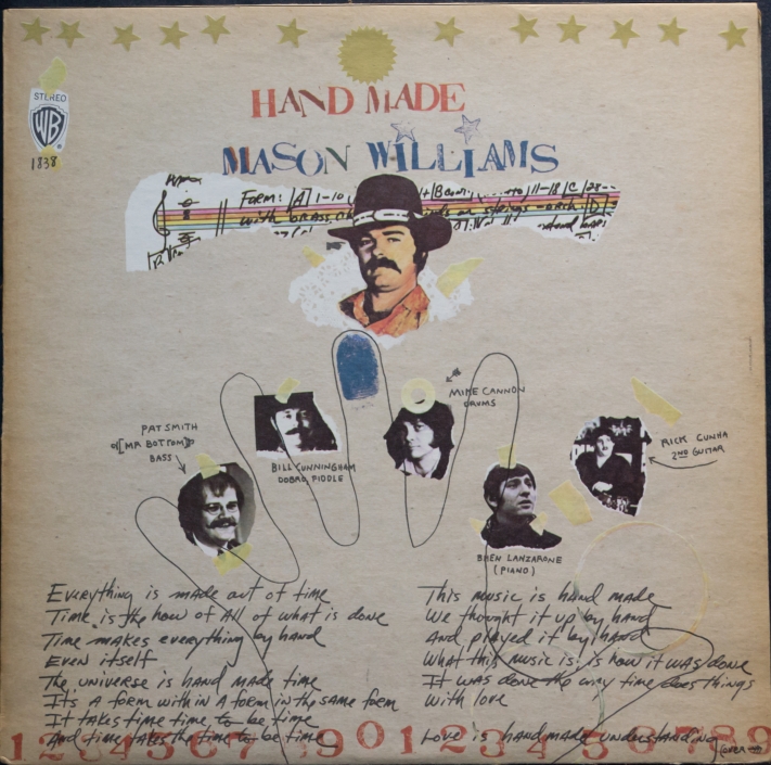 Handmade (Vinyl) 1970 FolkRock Mason Williams Download FolkRock