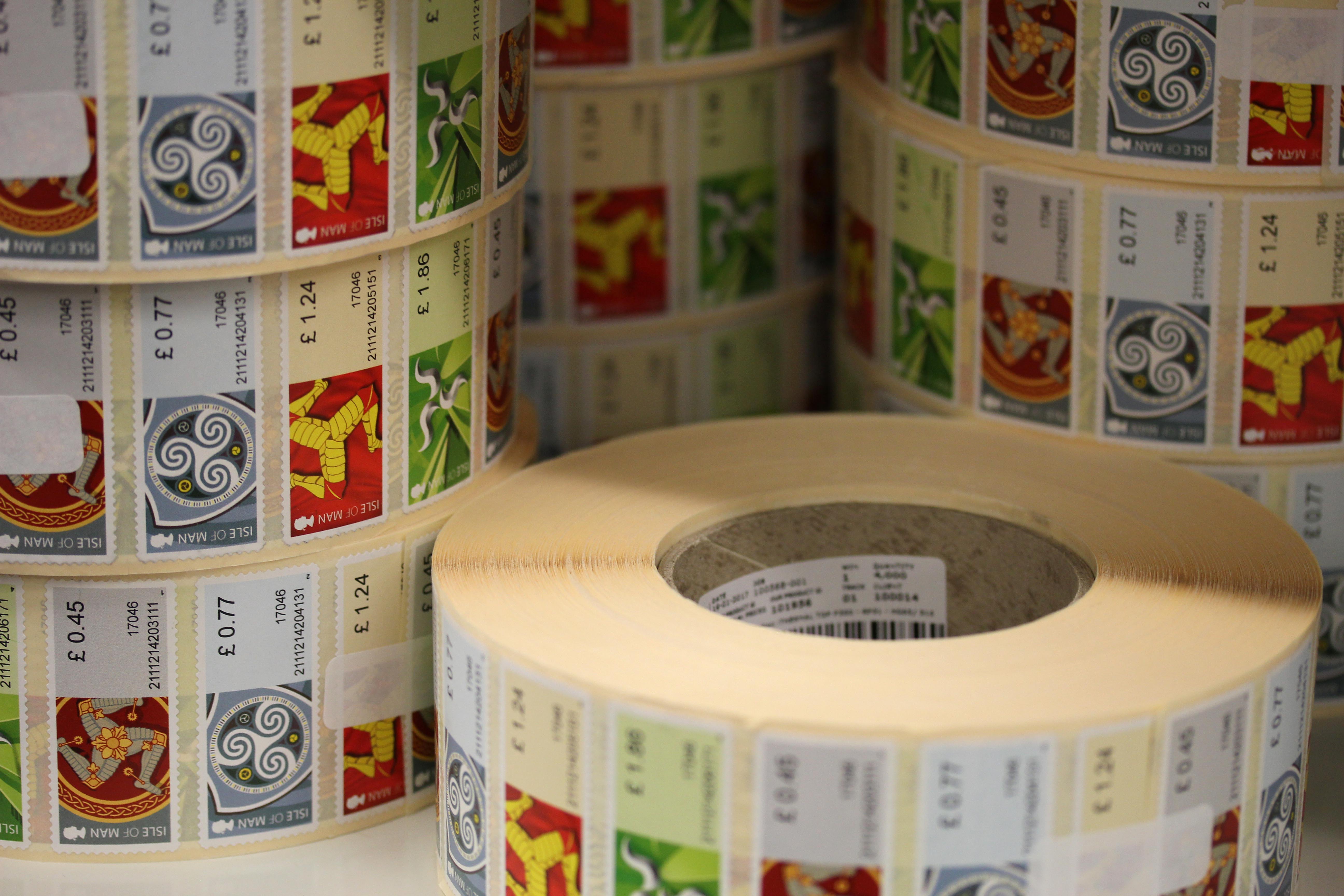 The Triskelion Definitive stamps Isle of Man Post Office