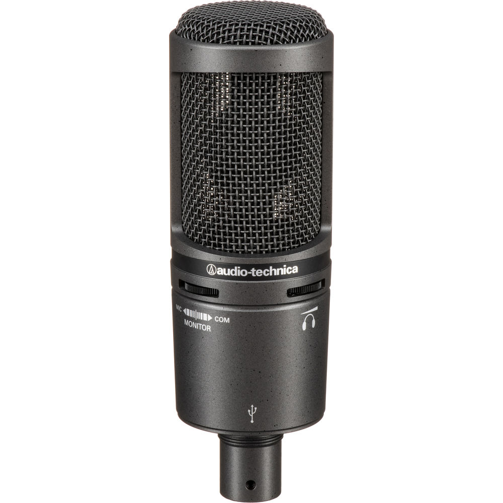 AudioTechnica AT2020USB+ Cardioid Condenser USB Microphone >