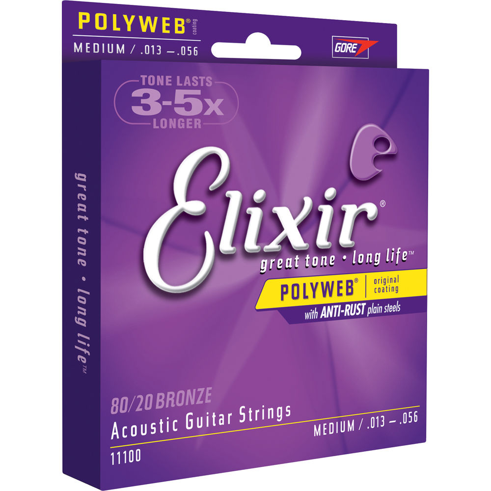 Elixir 11100 Polyweb Acoustic Guitar Strings Price Pakistan