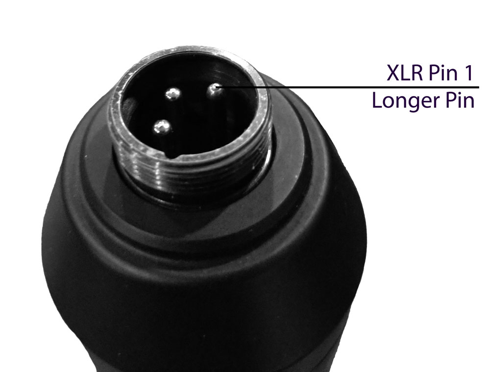 Why is one pin of the XLR connector longer than the other two in some