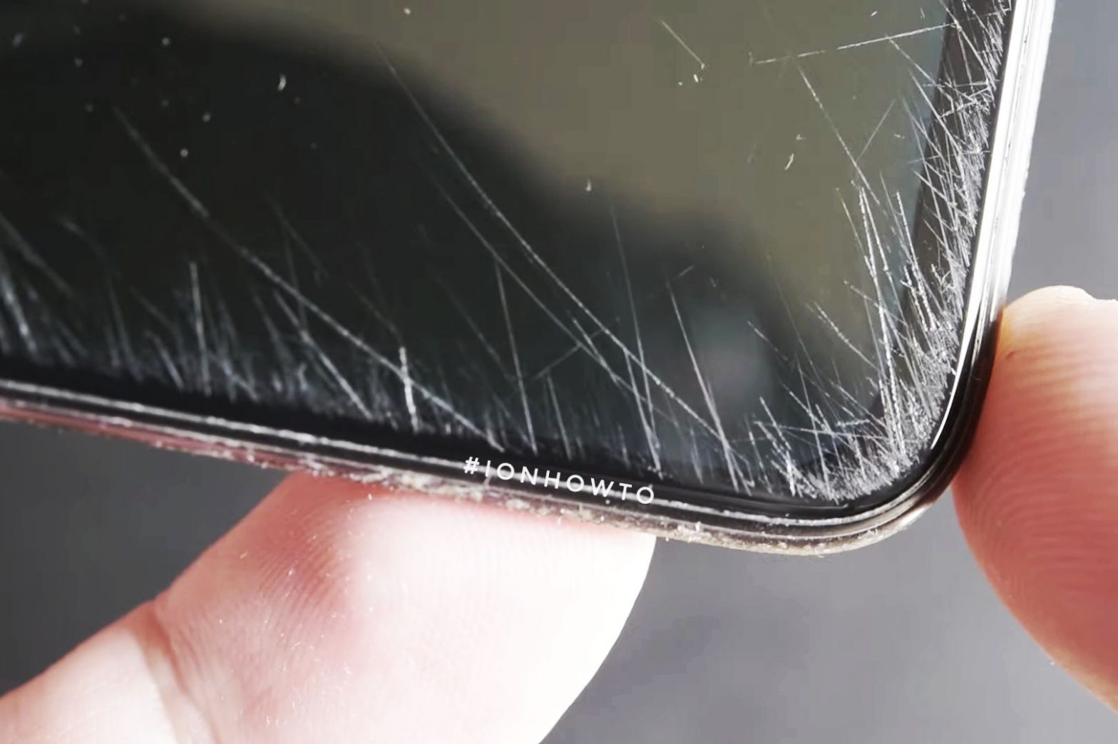How to remove scratches from phone screen ION HowTo