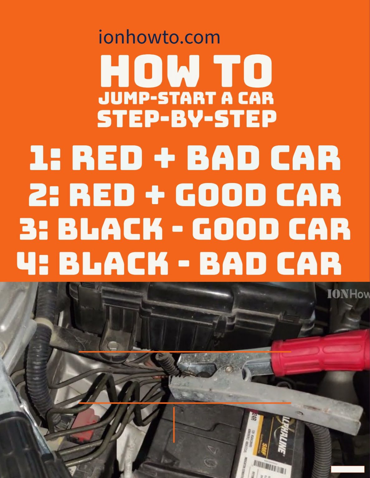How to jump start a car with cables safely ION HowTo