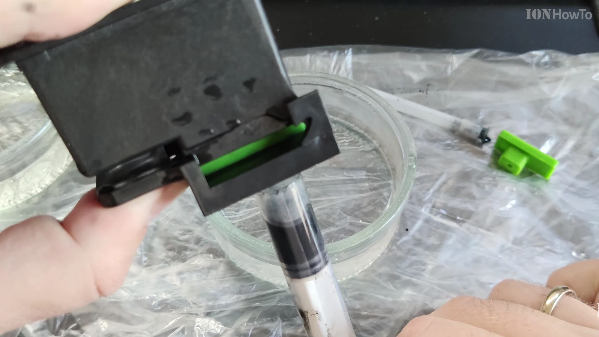 Canon Printer ink cartridge clogged printing lines ION HowTo